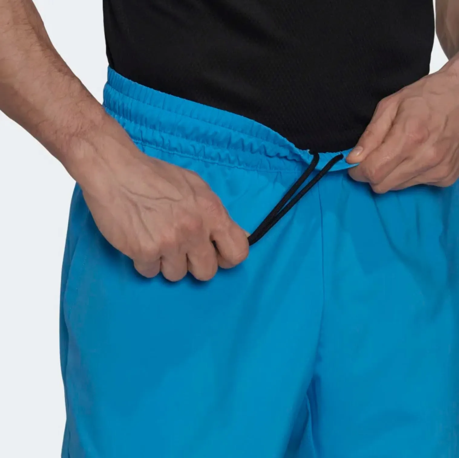 Adidas Club 3-Stripe Shorts (Blue)