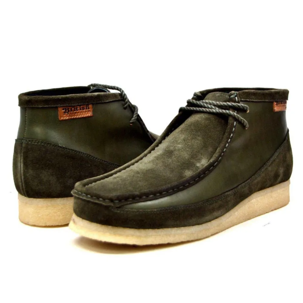 British Walkers Walker 100 Wallabee Boots Men's Suede and Leather Limited