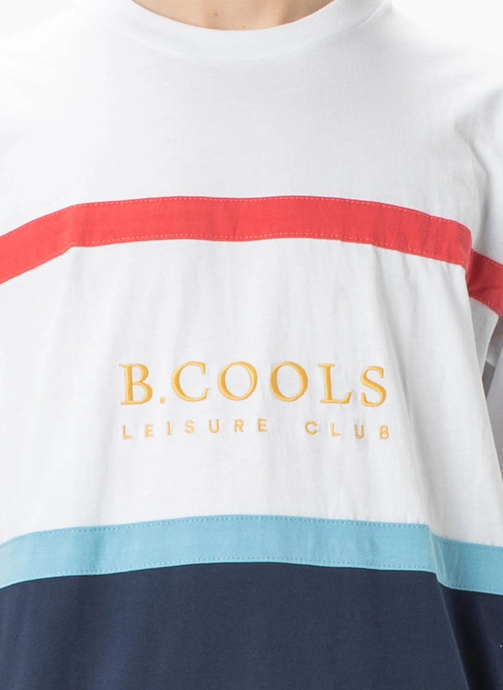 Leisure Club Heritage Tee Navy Panel