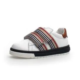 SALE Naturino Camino Burberry Ribbon Double Velcro Sneaker
