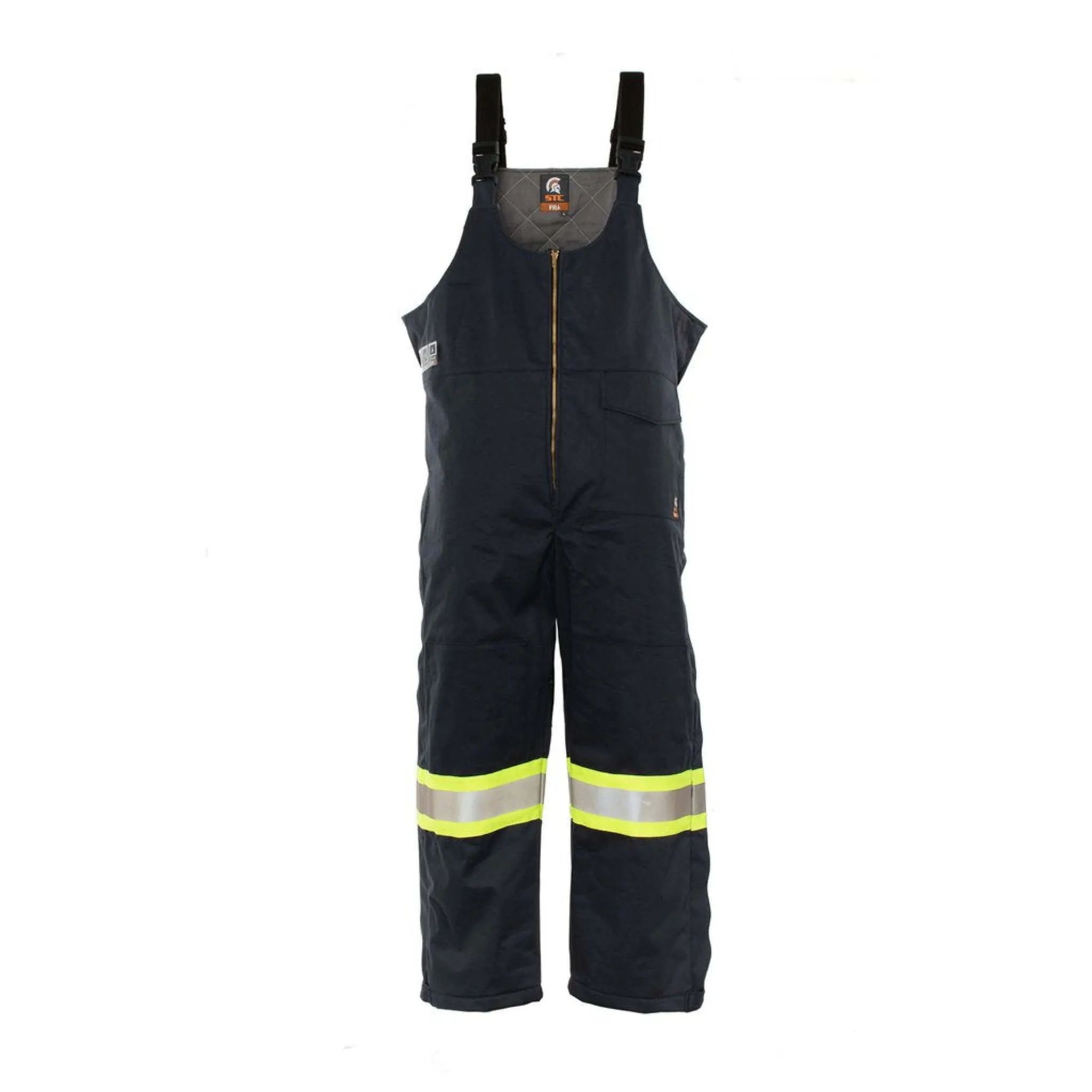STC Men's Hi-Vis Winter Work Overalls | Electric Arc Resistant, Waterproof, Insulated, Antistatic, 3M Scotchlite, Nomex Stitching, PU Coated | Sizes S-5X Regular