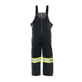 STC Men's Hi-Vis Winter Work Overalls | Electric Arc Resistant, Waterproof, Insulated, Antistatic, 3M Scotchlite, Nomex Stitching, PU Coated | Sizes S-5X Regular