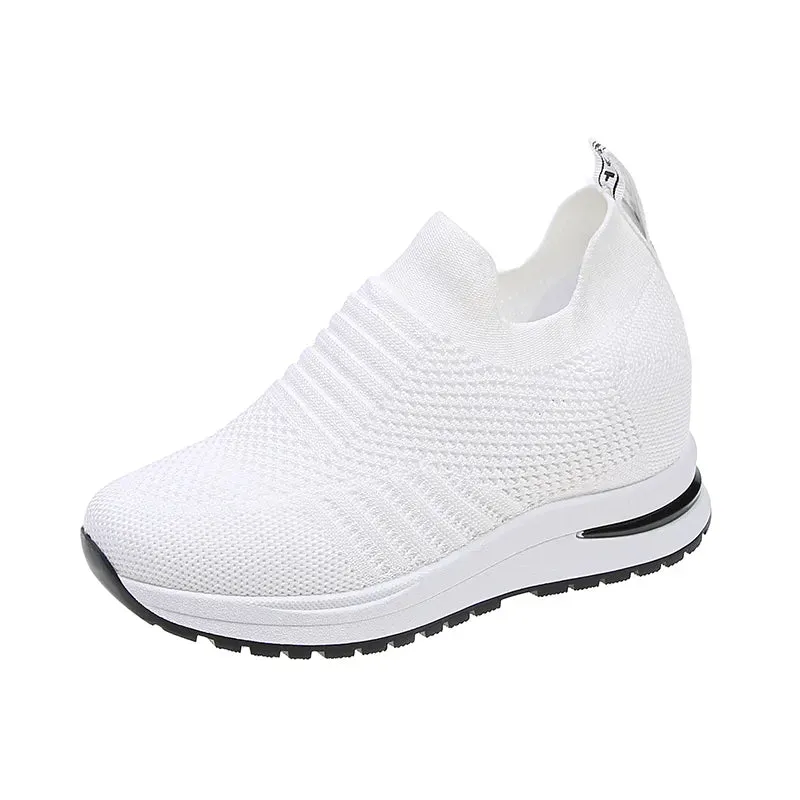Women's Hidden Heel Breathable Sneakers