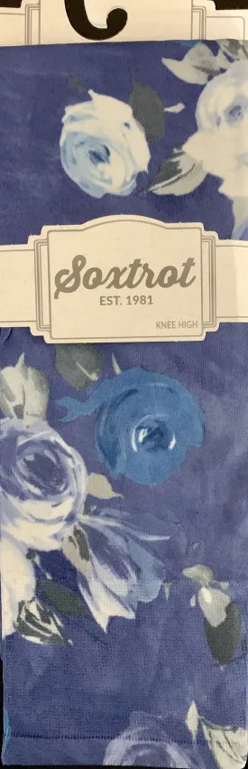 Yolanda Floral Opaque Knee Highs (Women's)